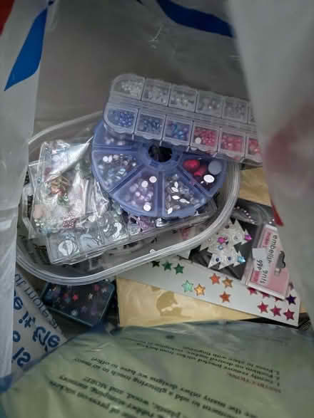 Photo of free Craft supplies (diamantees and sequins) (Heath End WS3) #1