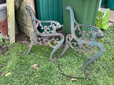 Photo of free Cast Iron Bench Frame (Cutteslowe OX2) #1