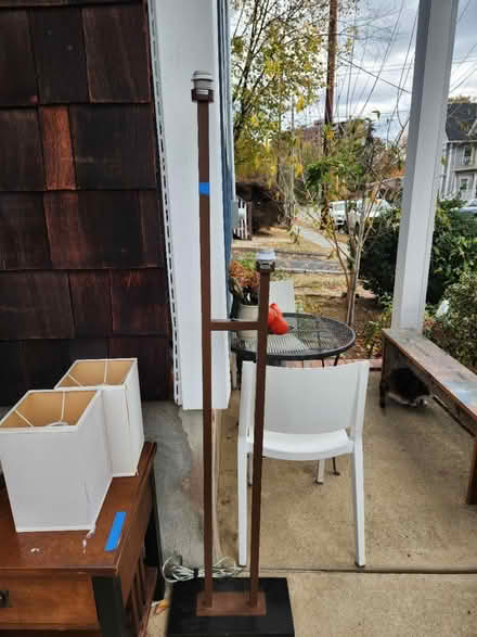 Photo of free Double shade floor lamp - Good (Bloomfield, NJ) #1