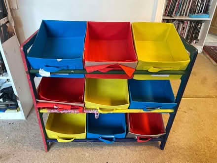 Photo of free 3-tier children's basket storage unit (Woodstock OX20) #1