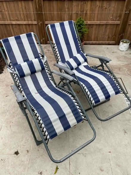 Photo of free Pair of zero gravity sun loungers (Highgate N6) #1