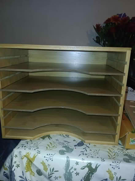 Photo of free Wooden storage rack (Odd Down) #1