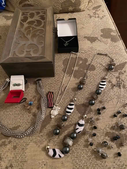 Photo of free Jewellery box and selection of costume jewellery (Intake S12) #1