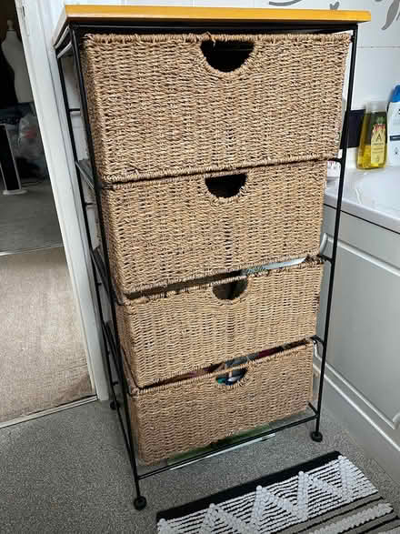 Photo of free Sea grass draw bathroom storage (Woodchurch) #1