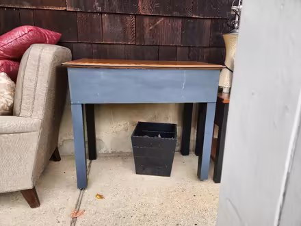 Photo of free Wood Desk - good (Bloomfield, NJ) #3