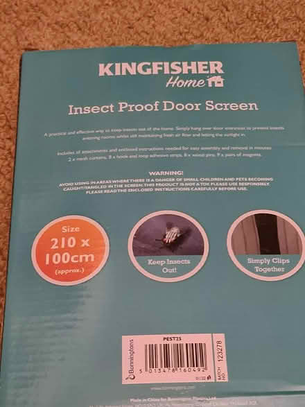 Photo of free Fly screen for door (Selsdon) #2