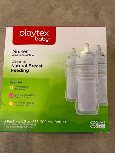 Photo of free 3 pk Playtex baby bottles (Lawrence Expy and Hwy 280) #2