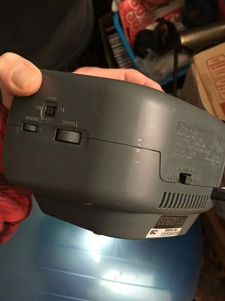 Photo of free Sony clock radio (Loyola Corners) #3