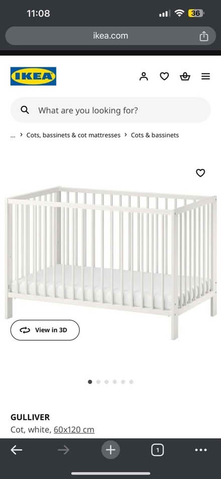Photo of free IKEA baby cot (St Albans AL4) #1