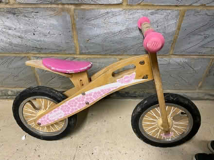 Photo of free Wooden Toddler balance bike (SM4) #2