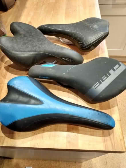 Photo of free 4 saddles mucky but in good condition (Moortown LS6) #1
