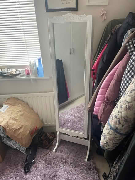 Photo of free Freestanding storage mirror (Boldmere B73) #1