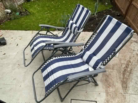 Photo of free Pair of zero gravity sun loungers (Highgate N6) #4