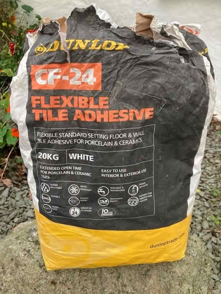 Photo of free Heavy duty flexible tile adhesive half bag-10kg (Patterdale CA11) #1