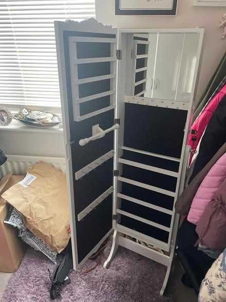 Photo of free Freestanding storage mirror (Boldmere B73) #2