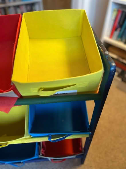 Photo of free 3-tier children's basket storage unit (Woodstock OX20) #2