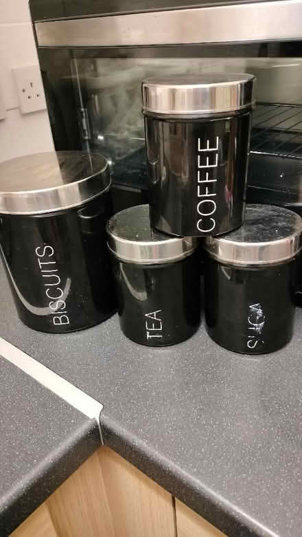 Photo of free Tea coffee and sugar caddies (Rhosllanerchrugog LL14) #1