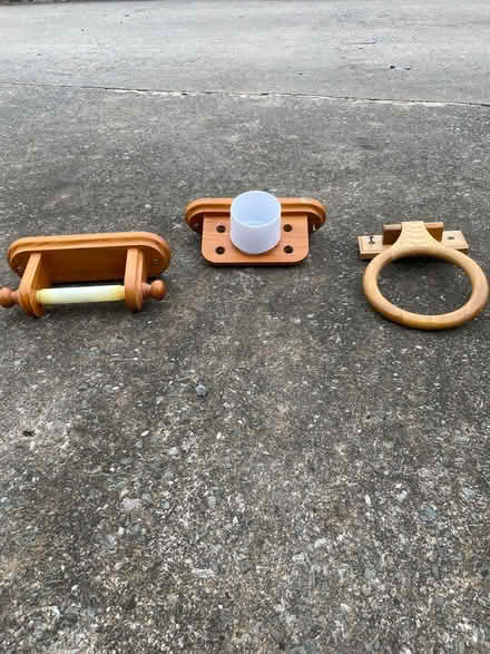 Photo of free Pine bathroom set (Slyne with Hest LA2) #1