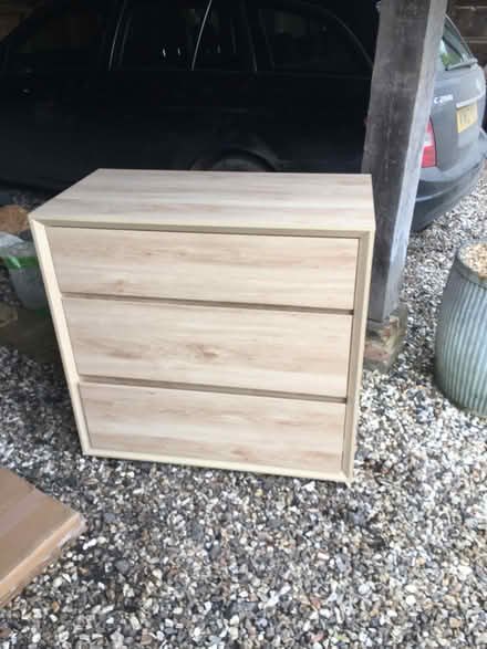Photo of free Beech effect chest of drawers (Henfield BN5) #2