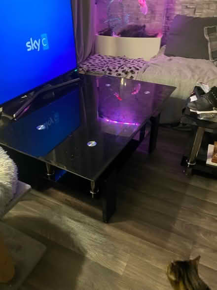 Photo of free Glass black coffee table (Berechurch CO2) #2