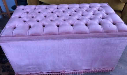 Photo of free Pink ottoman blanket storage box (Hyde Lea ST17) #3