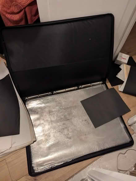 Photo of free A1? portfolio bag, plastic pouches (N17) #2