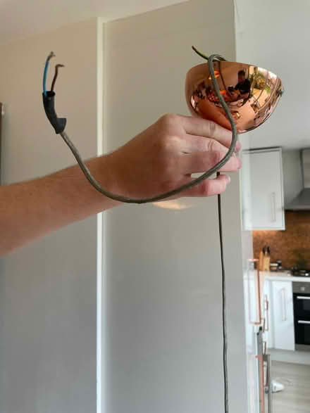 Photo of free Pendant lamp - copper colour (Bernards Heath AL1) #4