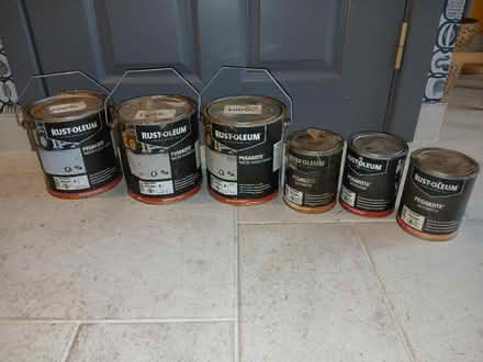 Photo of free 3 x White floor paint (BS7) #1
