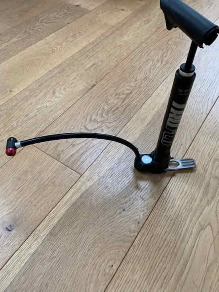 Photo of free Cycle pump with foot clamp and lead (BH13 Branksome Park) #1