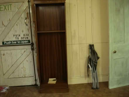 Photo of free Tall dark wood bookcase (Pensax WR6) #1