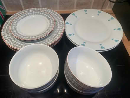 Photo of free Dinner plates, side plates & bowls (Woodley RG5) #1