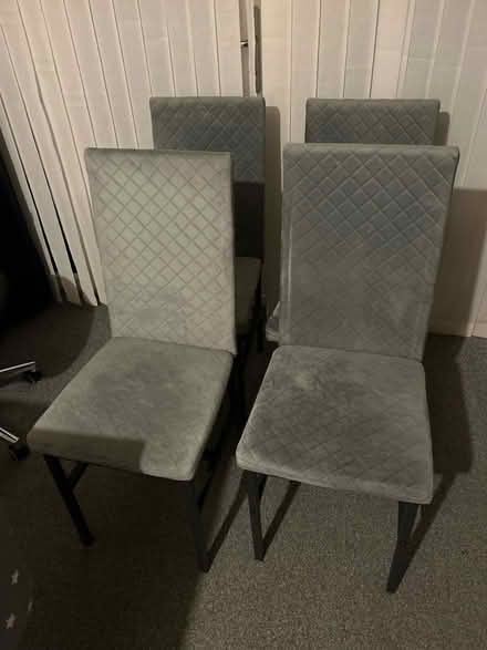 Photo of free 4 x grey dining chairs (Hazel Grove SK7) #1