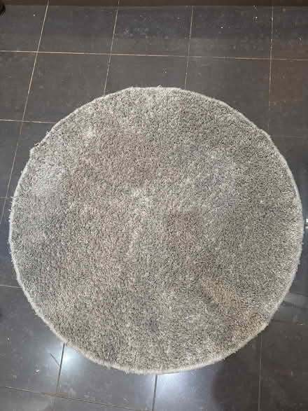 Photo of free Round grey IKEA rug (Allestree DE22) #1