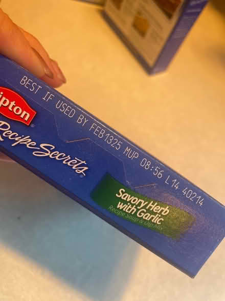 Photo of free Lipton dip mix (West Billerica) #2