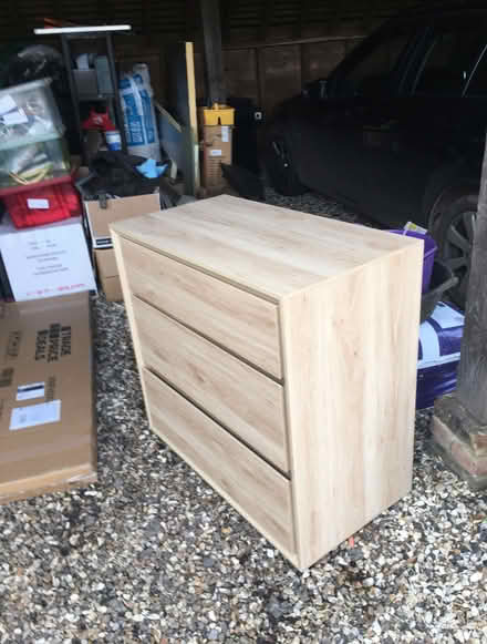 Photo of free Beech effect chest of drawers (Henfield BN5) #1