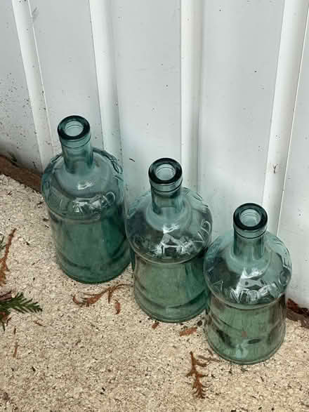 Photo of free Three Sea Green bottles (BH8 Bournemouth) #1