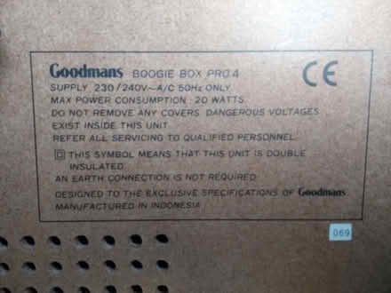 Photo of free Goodman's Boogie Box (South Mimms EN6) #4