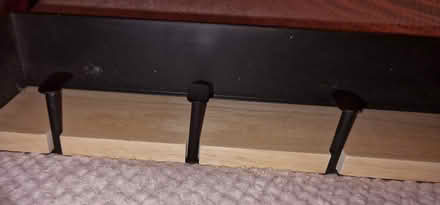 Photo of free Wood & black metal coat hook shelf (SK8) #2