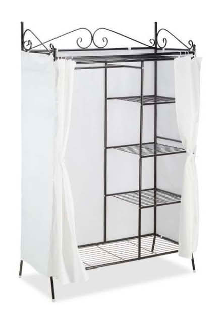 Photo of free Fabric/metal framed wardrobe (Peacehaven BN10) #1