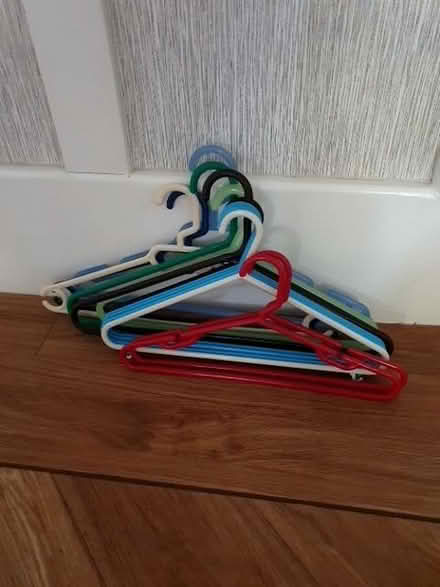 Photo of free A selection of plastic coat hangers (Southport PR9) #1