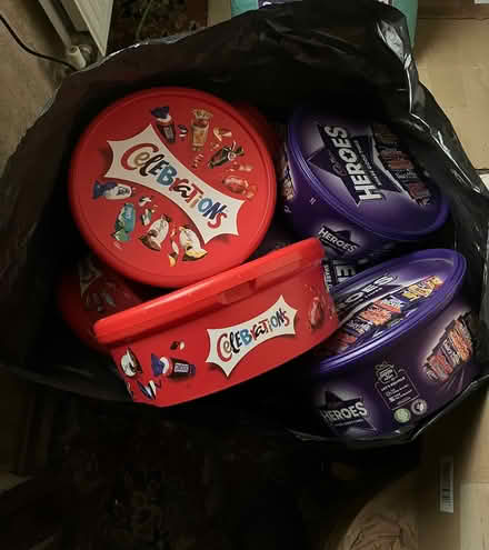Photo of free Empty Chocolate plastic tubs (Belle Isle, LS10) #1