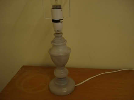 Photo of free Grey alabaster table lamp (Pensax WR6) #1