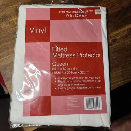 Photo of free Vinyl Bed Protector - Queen (Belltown) #1