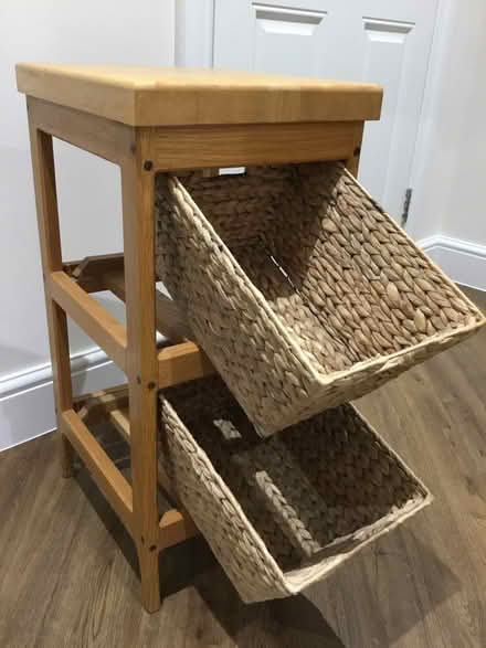 Photo of free Wooden 2-basket storage unit (Moulsham CM2) #3