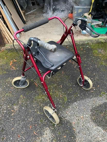 Photo of free 4 wheeled walker/mobility aid (Dorking RH4) #1