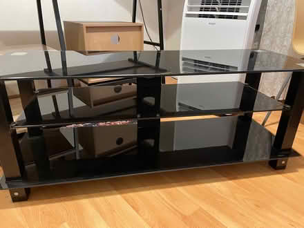 Photo of free Tiered Black glass coffee table (Sydney) #2