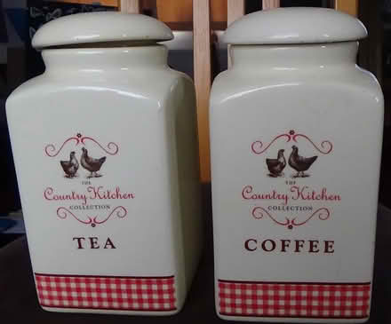 Photo of free Ceramic big Tea & Coffee Containers (S8 Lowedges) #1