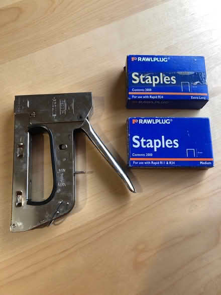 Photo of free Staple Gun and staples (North Tonbridge TN9) #4