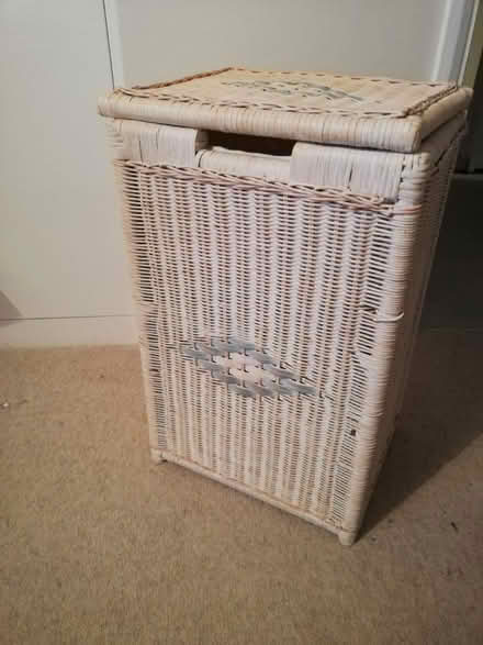 Photo of free Wicker Laundry Basket (Droitwich) #2