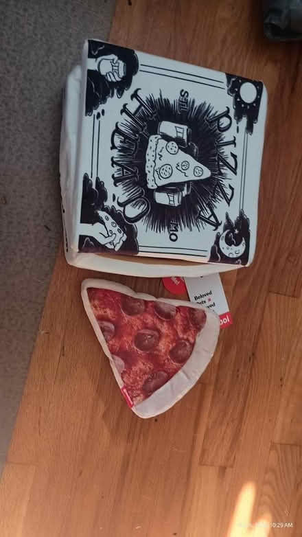 Photo of free Dog Toy-Pizza Slice Pillow & Cap (by Grant's Farm) #3